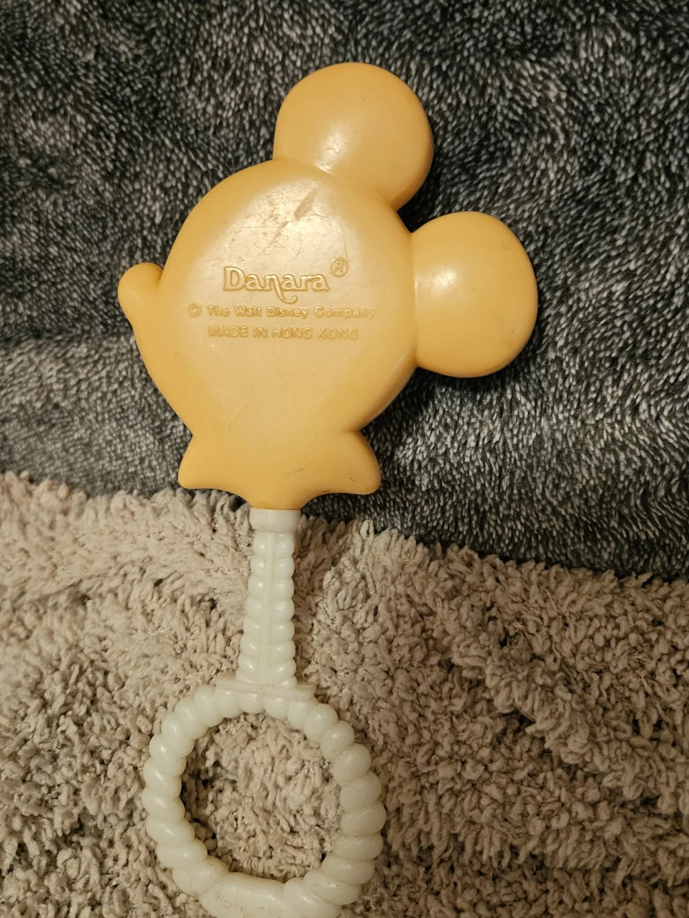 Vintage (1970s) Danara Baby Rattle From Disney.  Adorable !